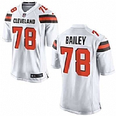 Nike Men & Women & Youth Browns #78 Bailey White Team Color Game Jersey,baseball caps,new era cap wholesale,wholesale hats
